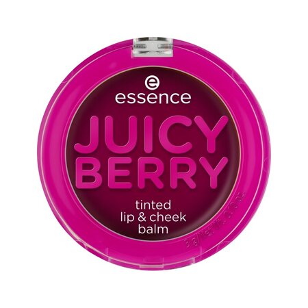 Balsam colorat pentru buze si obraji Juicy Berry, Violet, 3 g, Essence