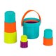 Set 10 cesti colorate, 18 luni+, Battat 818045