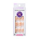 Unghii cu aplicare prin presare imPRESS Classic French, Model, 1 set, Kiss 689359