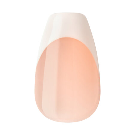 Unghii cu aplicare prin presare imPRESS Classic French, Ideal, 1 set, Kiss 689368