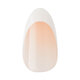 Unghii cu aplicare prin presare imPRESS Classic French, Everlasting, 1 set, Kiss 689395