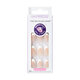 Unghii cu aplicare prin presare imPRESS Classic French, Everlasting, 1 set, Kiss 689389