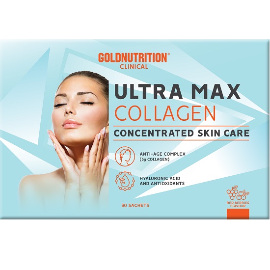 Ultramax Collagen, 30 plicuri, Gold Nutrition