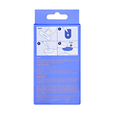 Unghii false Gel Fantasy Dreamdust, Silver Spoon, 1 set, Kiss 689413