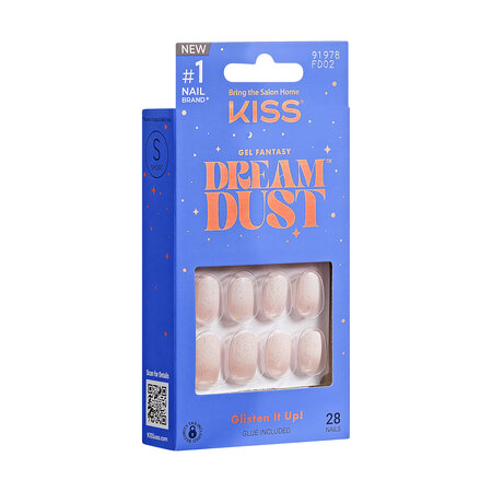 Unghii false Gel Fantasy Dreamdust, Silver Spoon, 1 set, Kiss 689411