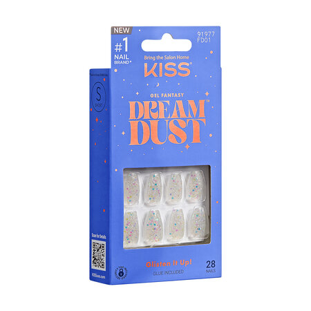 Unghii false Gel Fantasy Dreamdust, Mood Dust, 1 set, Kiss 689417