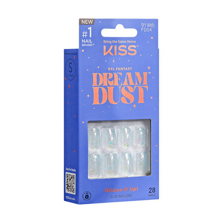 Unghii false Gel Fantasy Dreamdust, Champagnes, 1 set, Kiss 689423