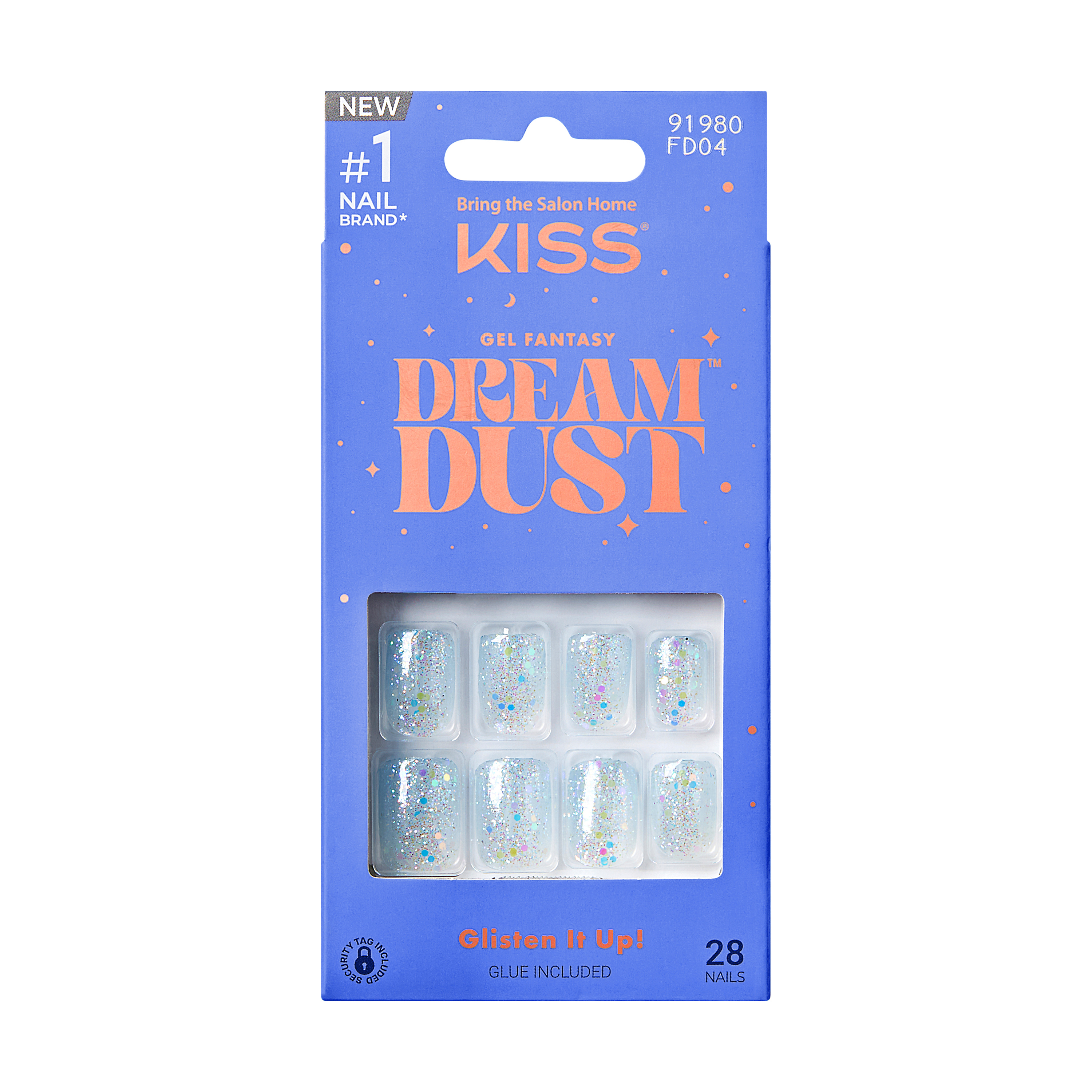 Unghii false Gel Fantasy Dreamdust, Champagnes, 1 set, Kiss