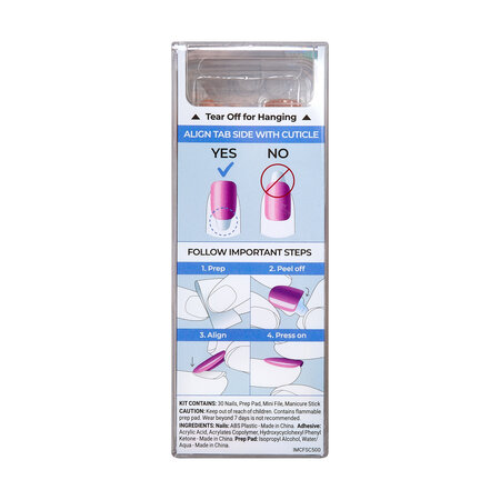 Unghii false imPRESS colorFX, Starstruck, 1 set, Kiss 689467