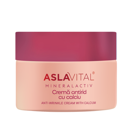 Crema antirid cu calciu MineralActiv, 50 ml, Aslavital 689487