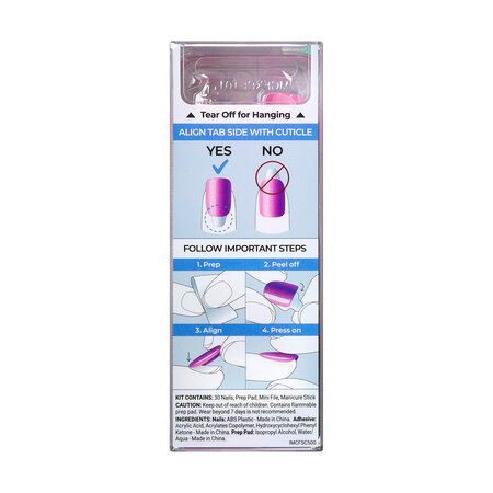Unghii false imPRESS colorFX, Late Night, 1 set, Kiss 689494