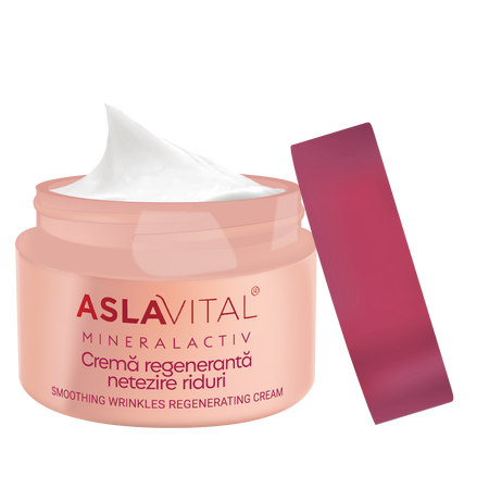Crema regeneranta pentru netezirea ridurilor MineralActiv, 50 ml, Aslavital 689506