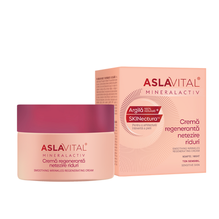 Crema regeneranta pentru netezirea ridurilor MineralActiv, 50 ml, Aslavital 689505
