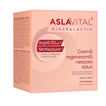 Crema regeneranta pentru netezirea ridurilor MineralActiv, 50 ml, Aslavital 689507