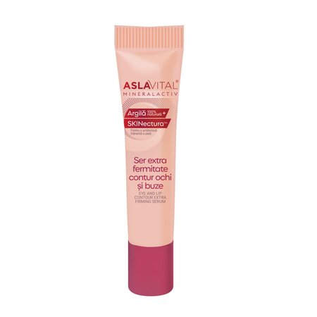 Ser Extra Fermitate, pentru contur ochi si buze MineralActiv, 15 ml, Aslavital 689533