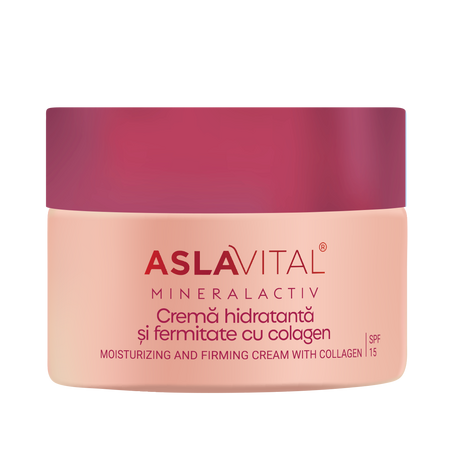 Crema hidratanta si fermitate cu colagen MineralActiv, 50 ml, Aslavital 689544