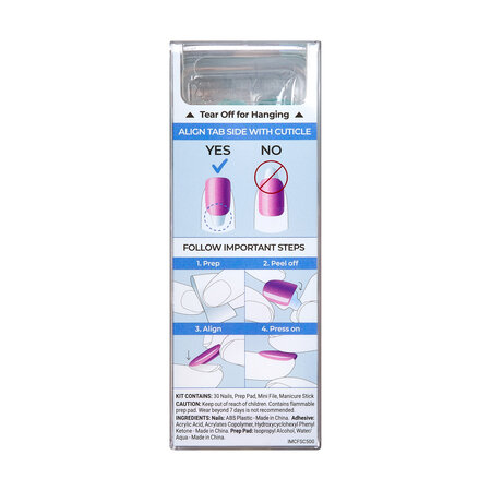Unghii false imPRESS colorFX, After Hours, 1 set, Kiss 689556