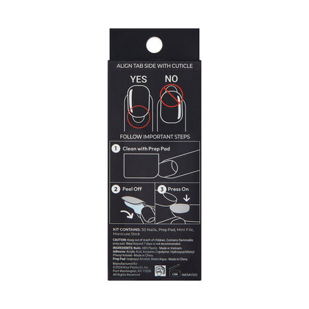 Unghii false imPRESS Premium, Visions, 1 set, Kiss 689574