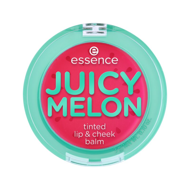 Balsam colorat pentru buze si obraji Juicy Melon, Roz, 3 g, Essence