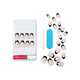 Unghii false Salon Acrylic French Color, Flame, 1 set, Kiss 689589