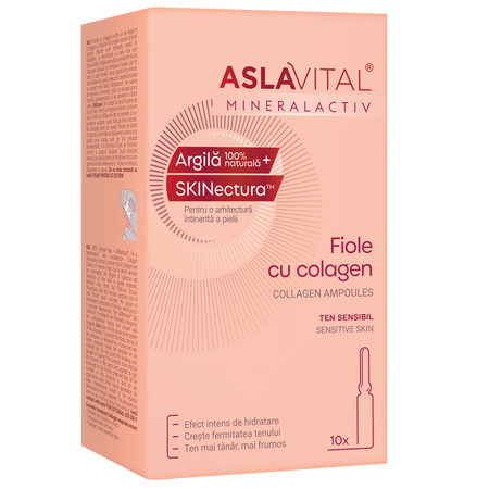 Fiole cu colagen MineralActiv, 10 x 2 ml, Aslavital 689638