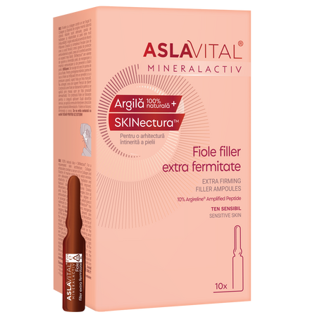 Fiole filler Extra Fermitate MineralActiv, 10 x 2 ml, Aslavital