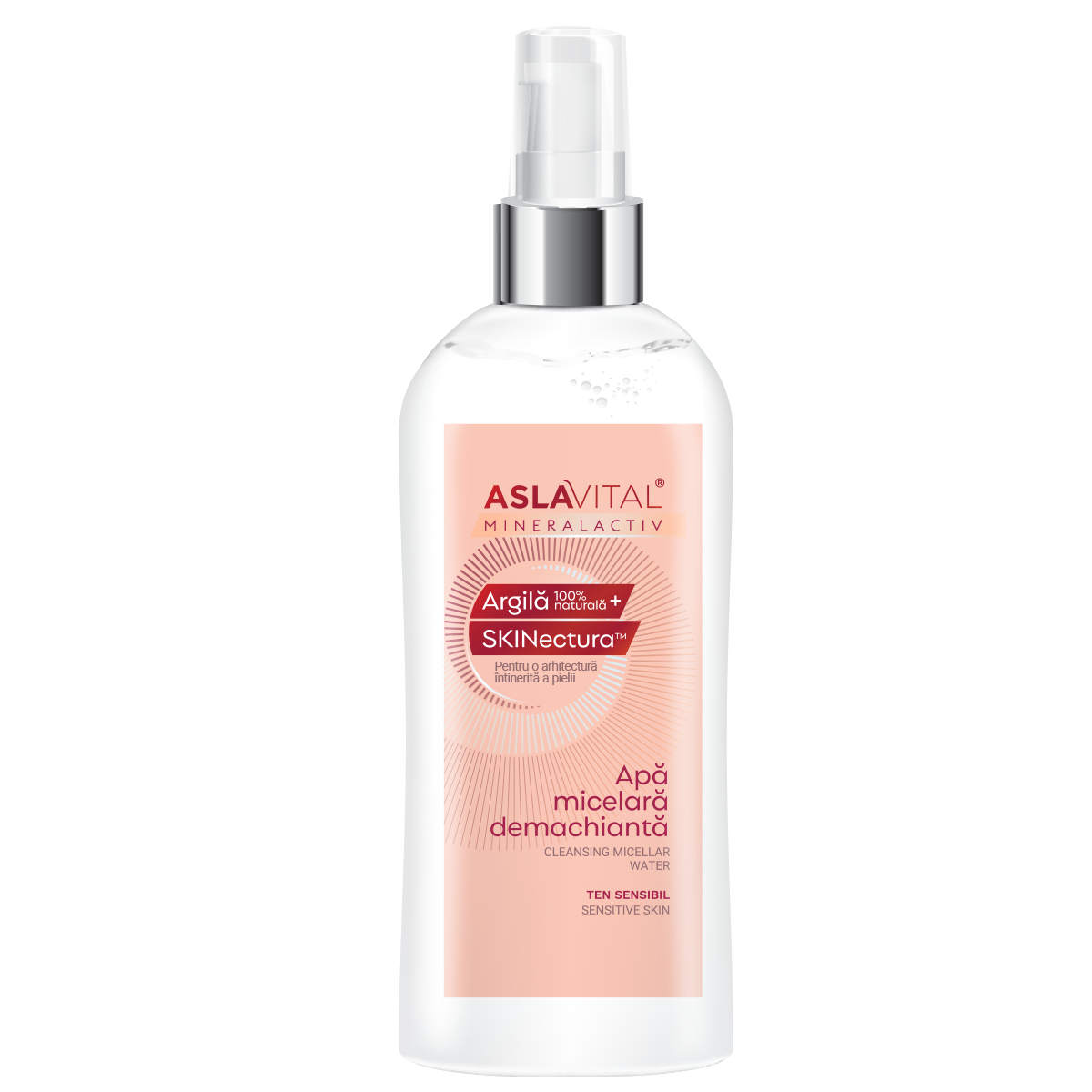 Apa micelara demachianta MineralActiv, 150 ml, Aslavital