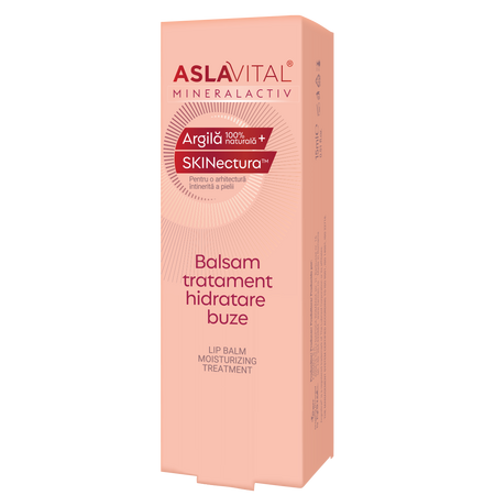 Balsam tratament pentru hidratarea buzelor MineralActiv, 15 ml, Aslavital 689650