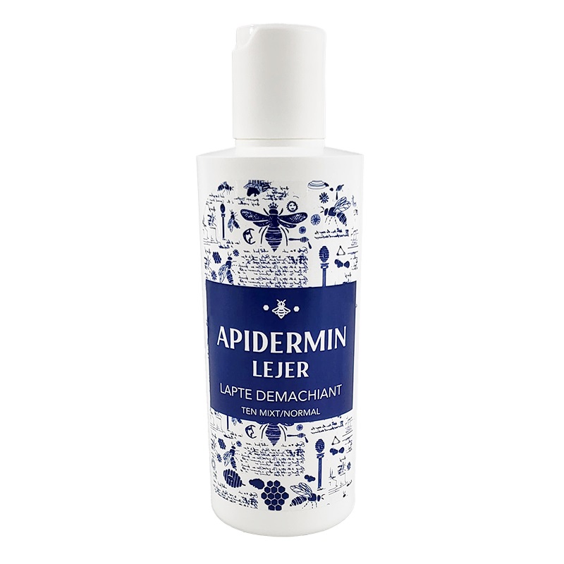 Lapte demachiant lejer Apidermin, 200 ml, Complex Apicol