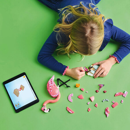 Animale salbatice flamingo roz Creator, +8 ani, 31170, Lego 689665