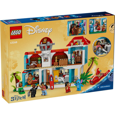 Casa de pe plaja a lui Lilo si Stitch Disney, +9 ani, 43268, Lego 689689