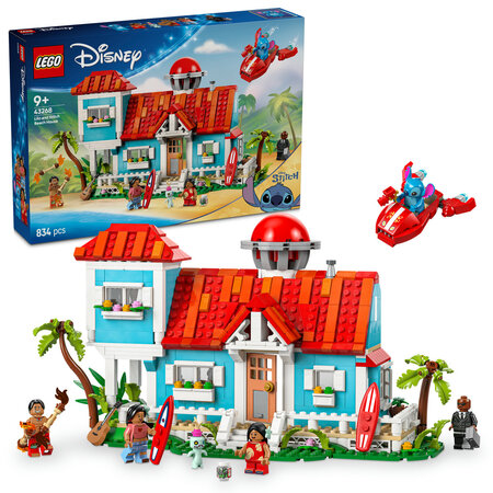 Casa de pe plaja a lui Lilo si Stitch Disney, +9 ani, 43268, Lego 689690
