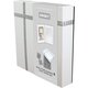 Cutie pentru amintirile bebelusului cu kit amprenta 2D Double Frame, White, Dooky 689697
