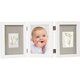 Cutie pentru amintirile bebelusului cu kit amprenta 2D Triple Frame White, Dooky 689707