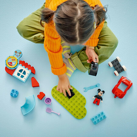 Clubul si masina lui Mickey Mouse Duplo, +2 ani, 10454, Lego 689715
