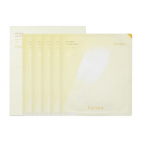 Masca gel pentru fata, Afterglow Yuja, 5 bucati, Luvum