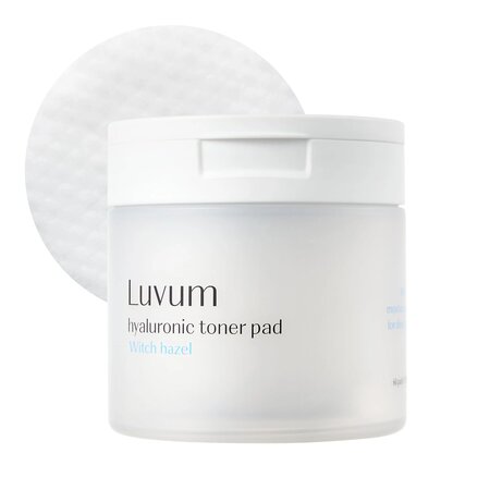 Dischete faciale hidratante, Hazel Hyaluronic, 60 bucati, Luvum 689767