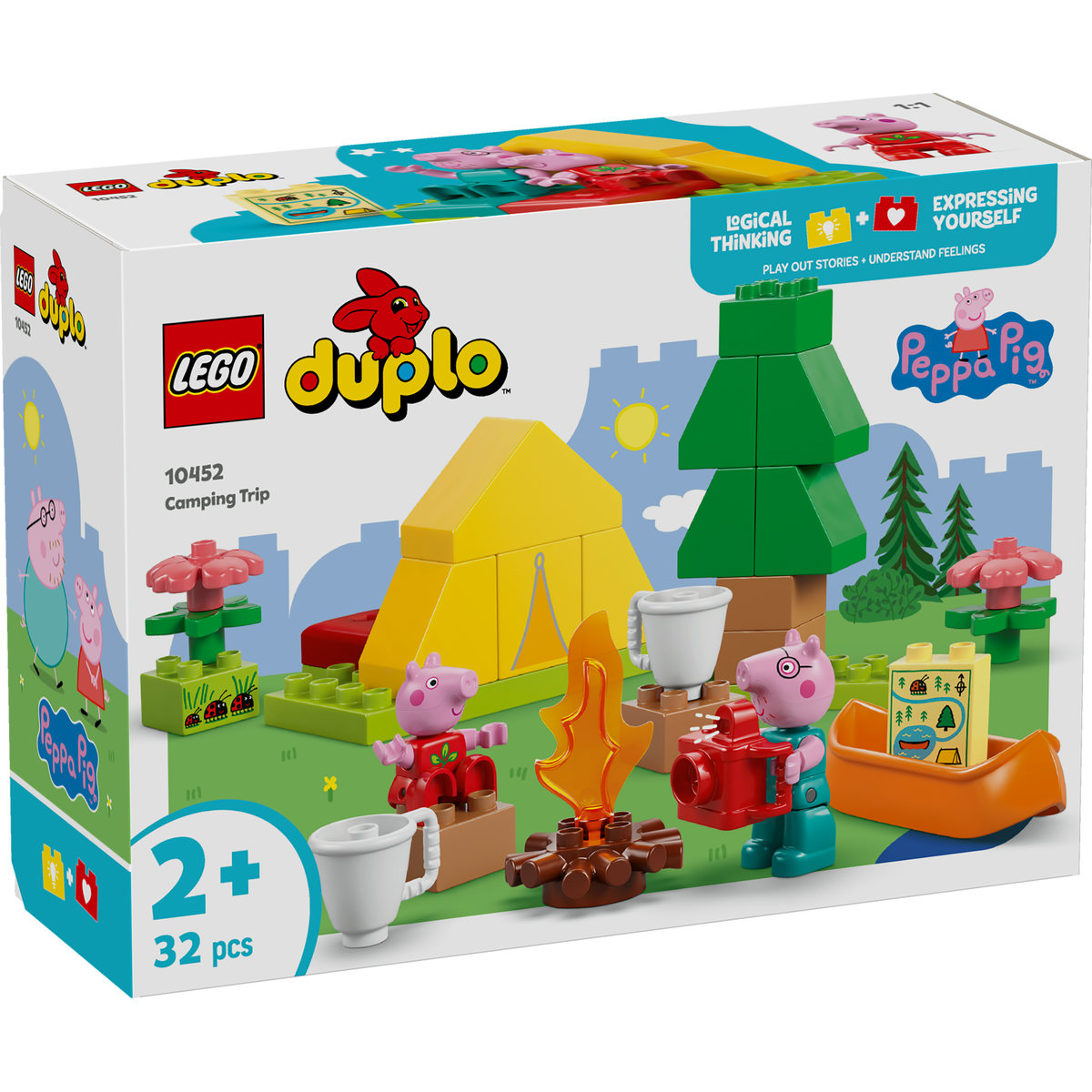 Excursie cu cortul Duplo, +2 ani, 10452, Lego