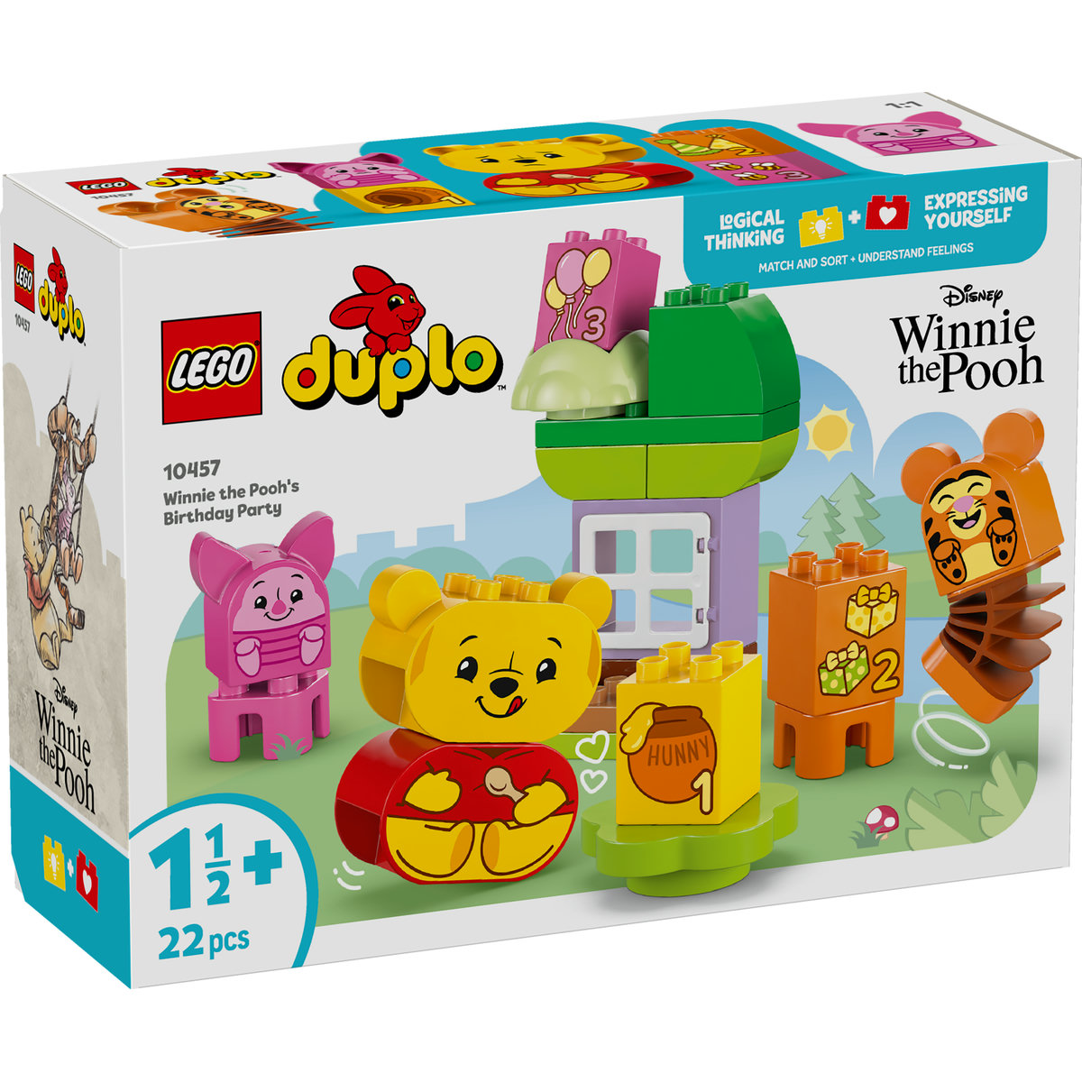 Petrecere de ziua de nastere a lui Winnie de plus Duplo, +18 luni, 10457, Lego