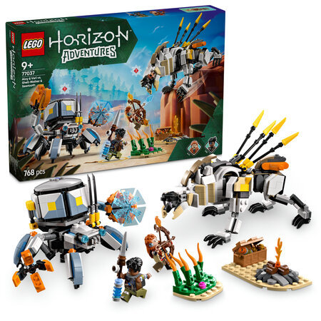 Aloy si Varl vs Walker si Sawtooth Horizon Adventures, +9 ani, 77037, Lego 689909