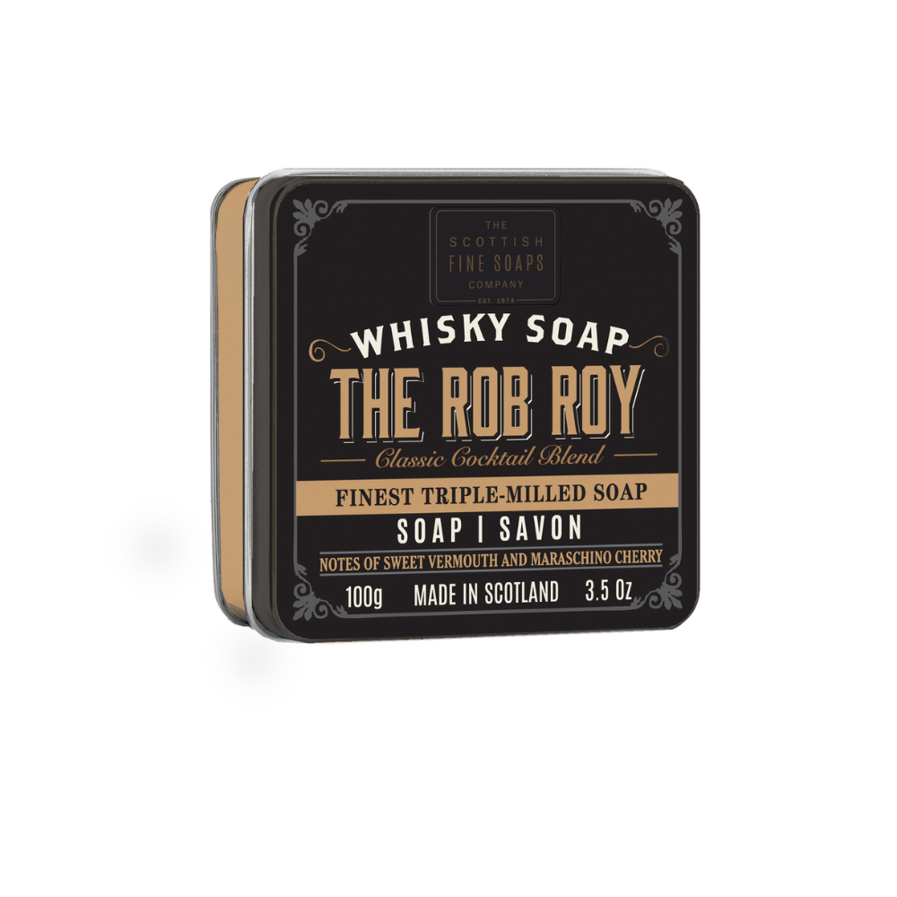 Sapun in cutie metalica, The Rob Roy, 100 g, Scottish Fine Soaps