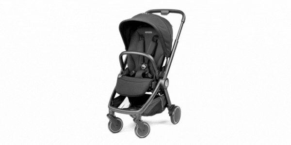 Carucuior City Loop, nastere - pana la 22 kg, True Black 