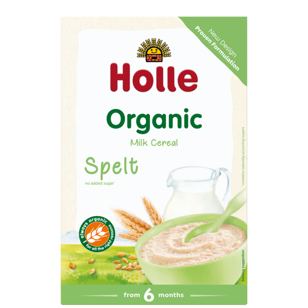 Cereale cu lapte din grau Spelta, +6 luni, 250 gr, Holle Baby Food