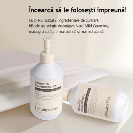 Crema hidratanta cu Ceramide Mild Himalaya Herb, 160 ml, Nard 690137