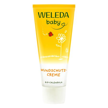 Crema de galbenele pentru zona scutecului Baby, 75 ml, Weleda
