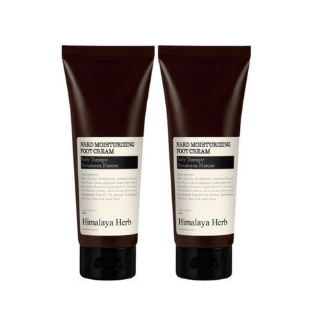 Crema hidratanta pentru picioare Himalaya Herb, 2x100 ml, Nard