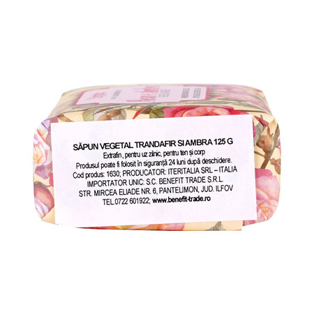 Sapun trandafir si ambra, 125 g, Iteritalia 690181