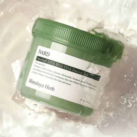 Dischete faciale exfoliante AHA PHA Himalaya Herb, 70 bucati, Nard 690222