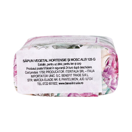 Sapun hortensie si mosc alb, 125 g, Iteritalia 690248