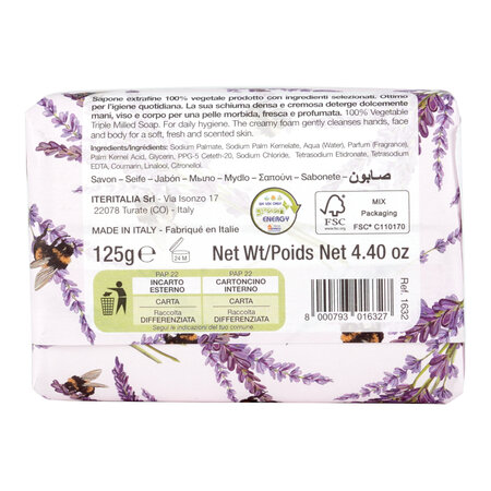 Sapun lavanda si miere, 125 g, Iteritalia 690274